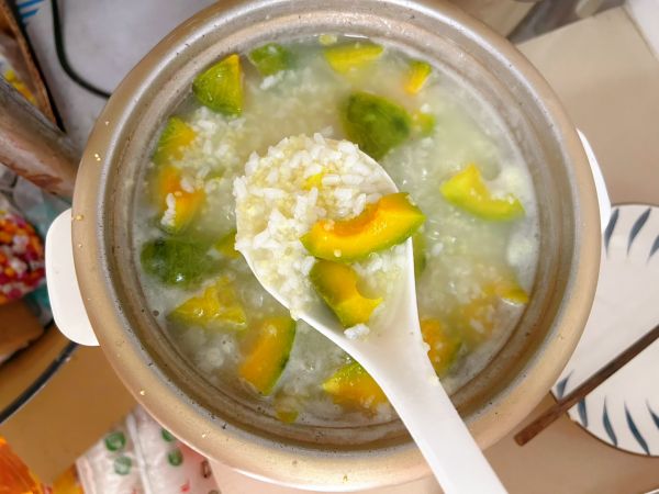 南瓜板栗小米粥