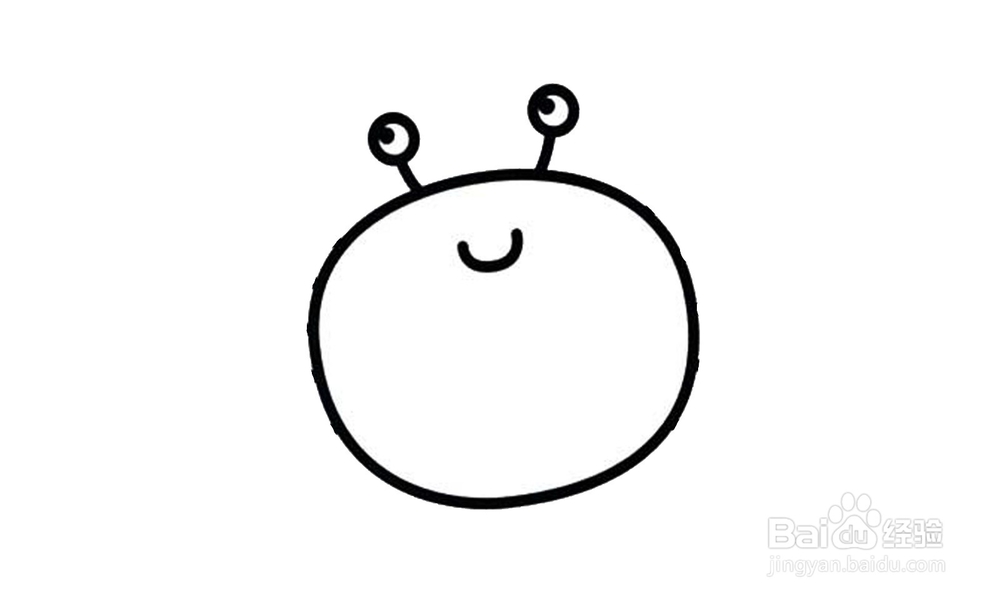 如何画一只红螃蟹？