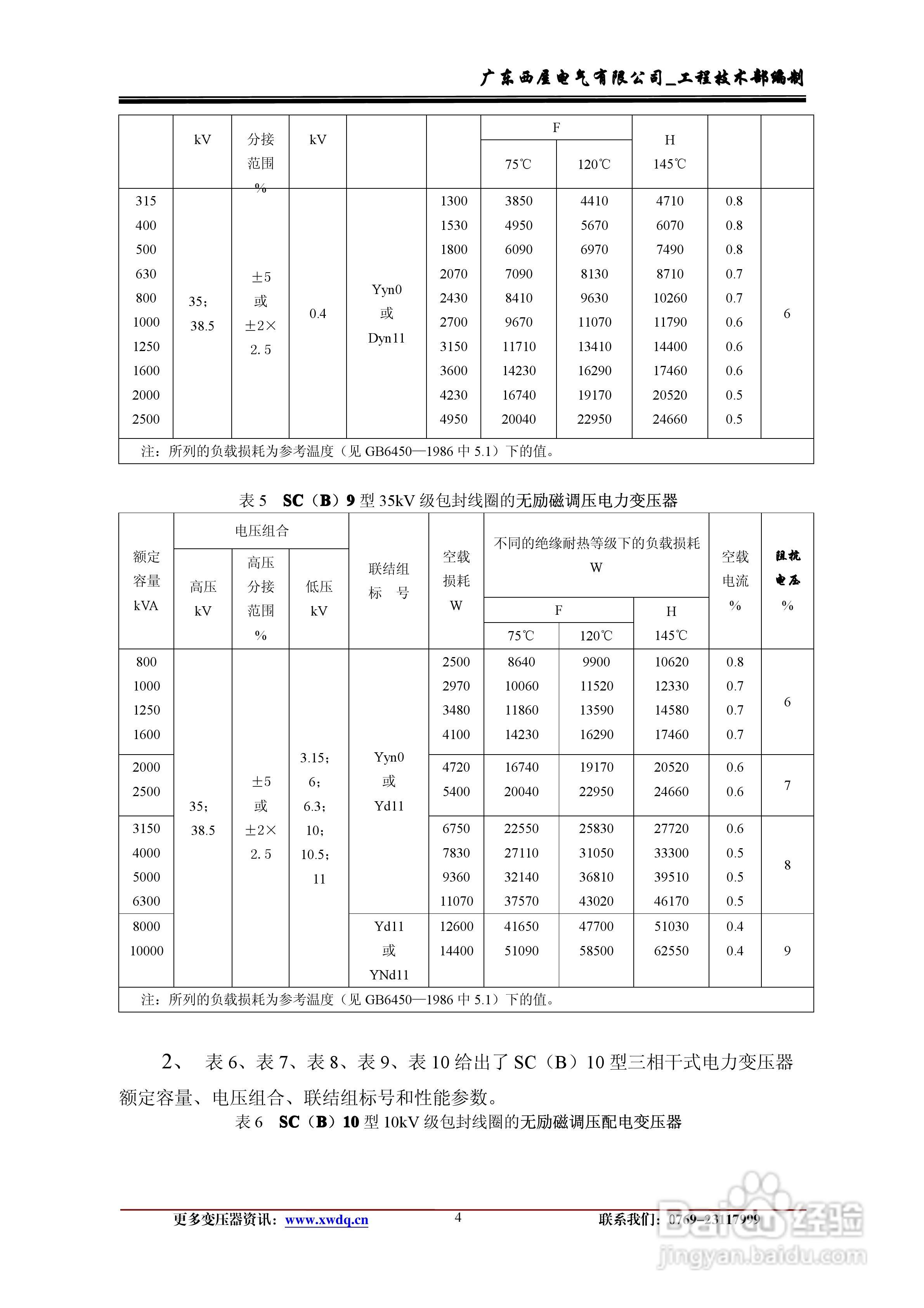 西屋电气环氧树脂浇注干式变压器使用说明书:[1]