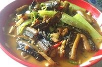 黄瓜焖黄鳝的制作方法