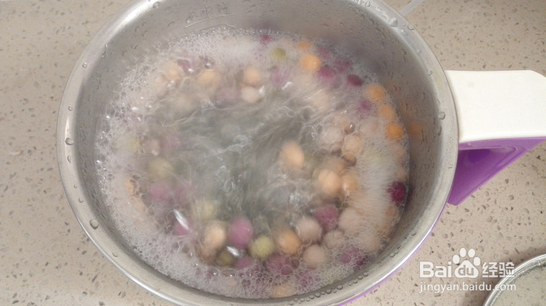椰奶红豆芋圆的制作方法