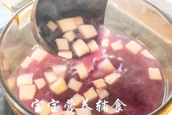 苹果银耳紫薯羹