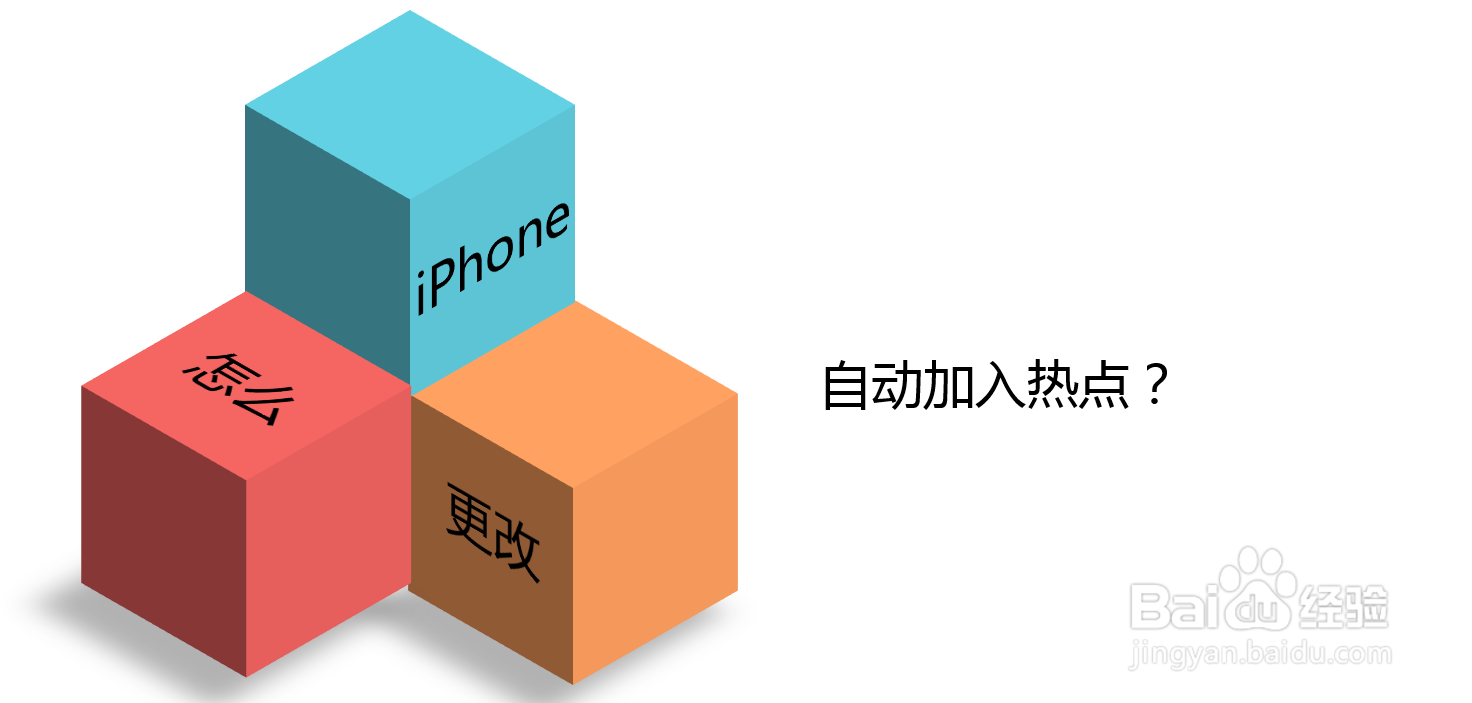 iPhone怎么更改自动加入热点