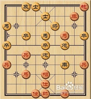 中国象棋杀法——侧面虎
