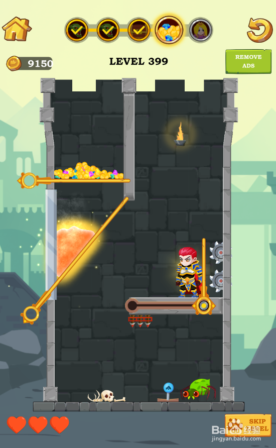 如何通过Super Hero Rescue的Level 399