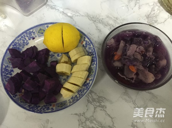 紫薯银耳饮的做法