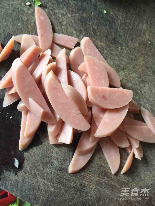 清爽火腿西葫芦