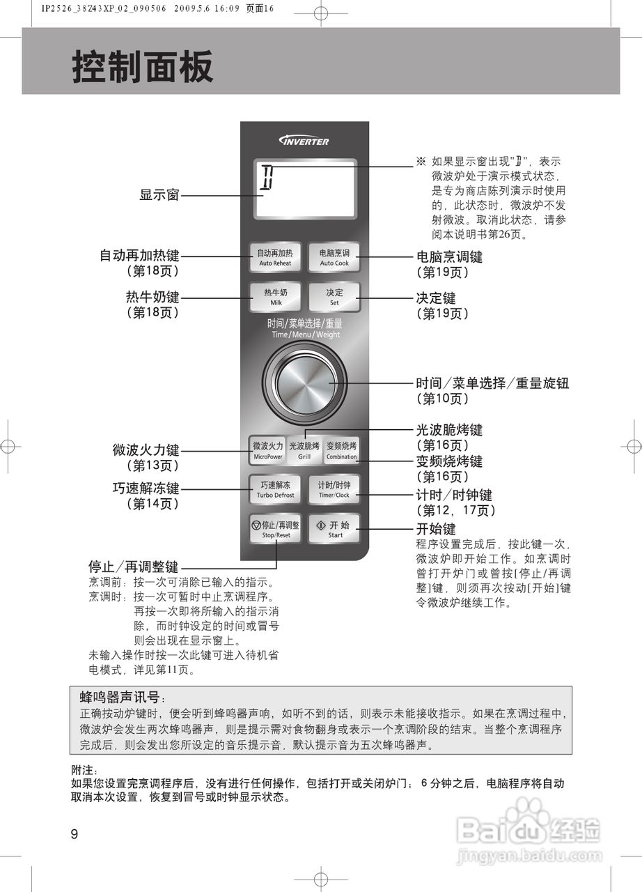 松下NN-GF558M微波炉使用说明书:[2]