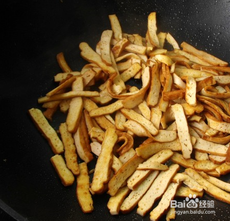 韭菜炒豆干做法