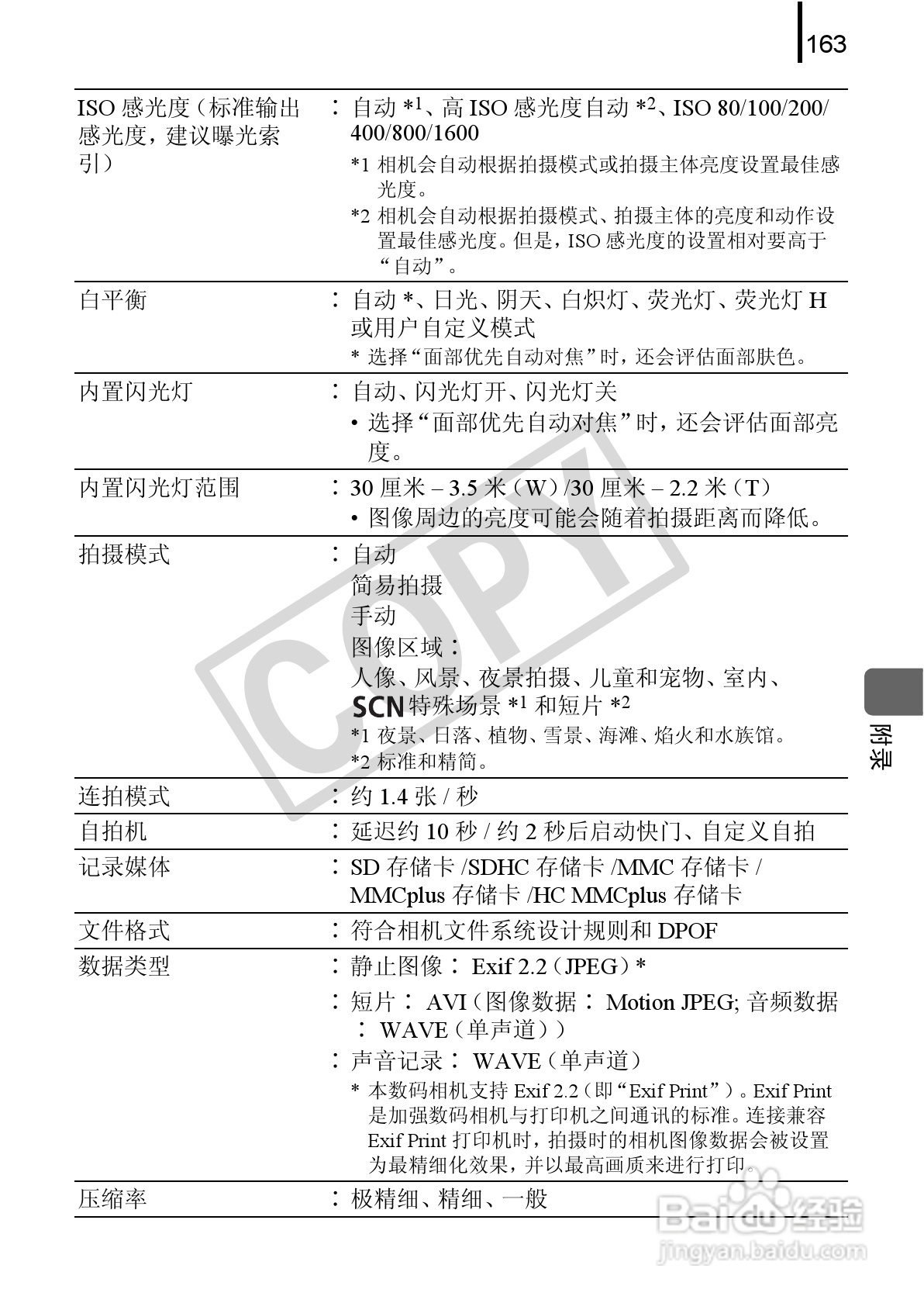 佳能PowerShot A580数码相机使用说明书:[17]