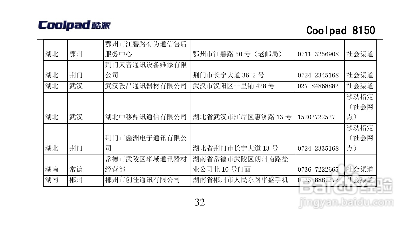 酷派 Coolpad 8150手机说明书:[8]