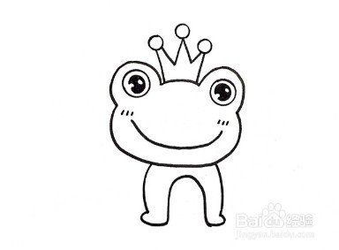 简笔画系列-qq红包青蛙怎么画