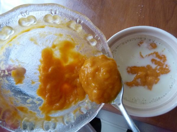 无奶油芒果冰激凌