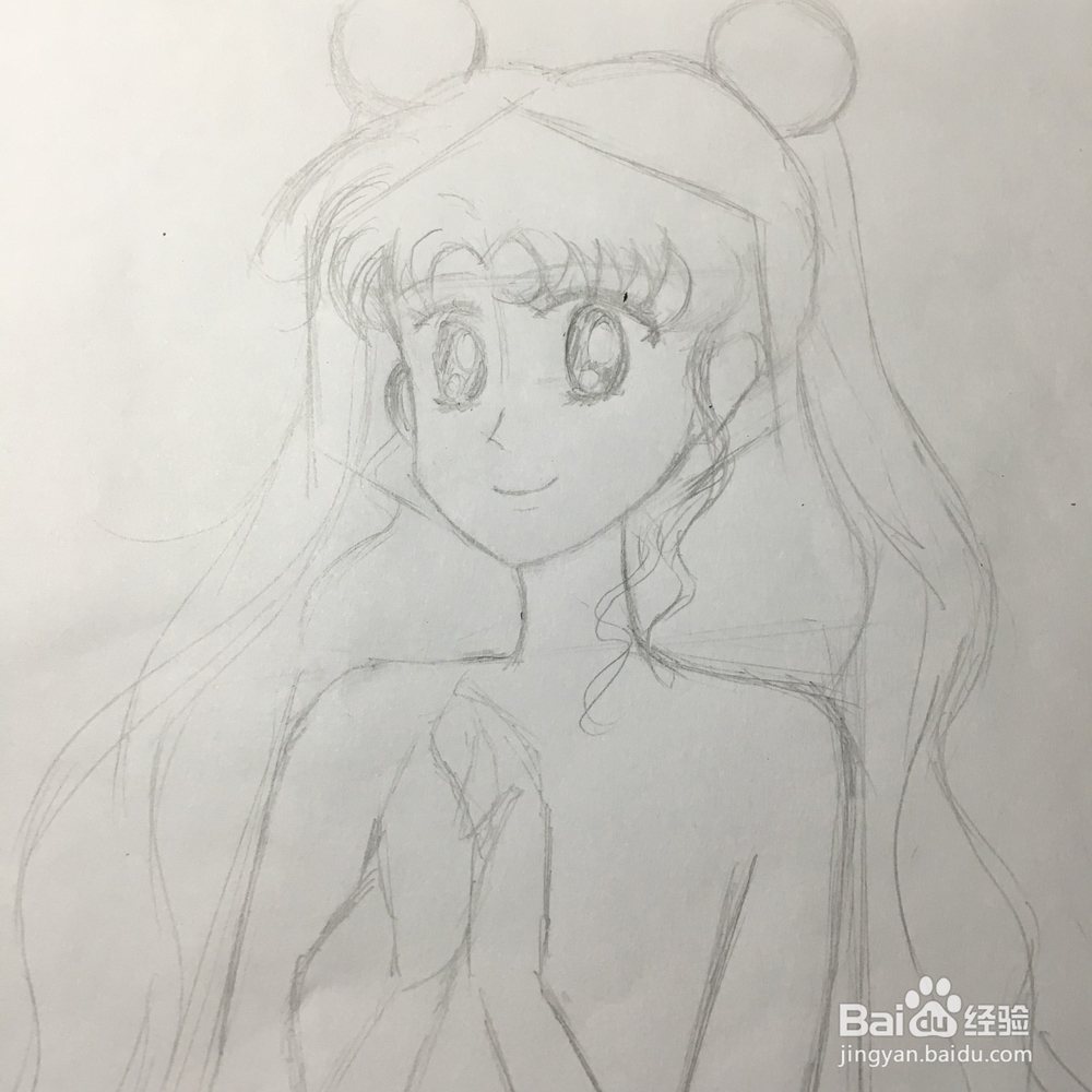 美少女战士月野兔怎么画?