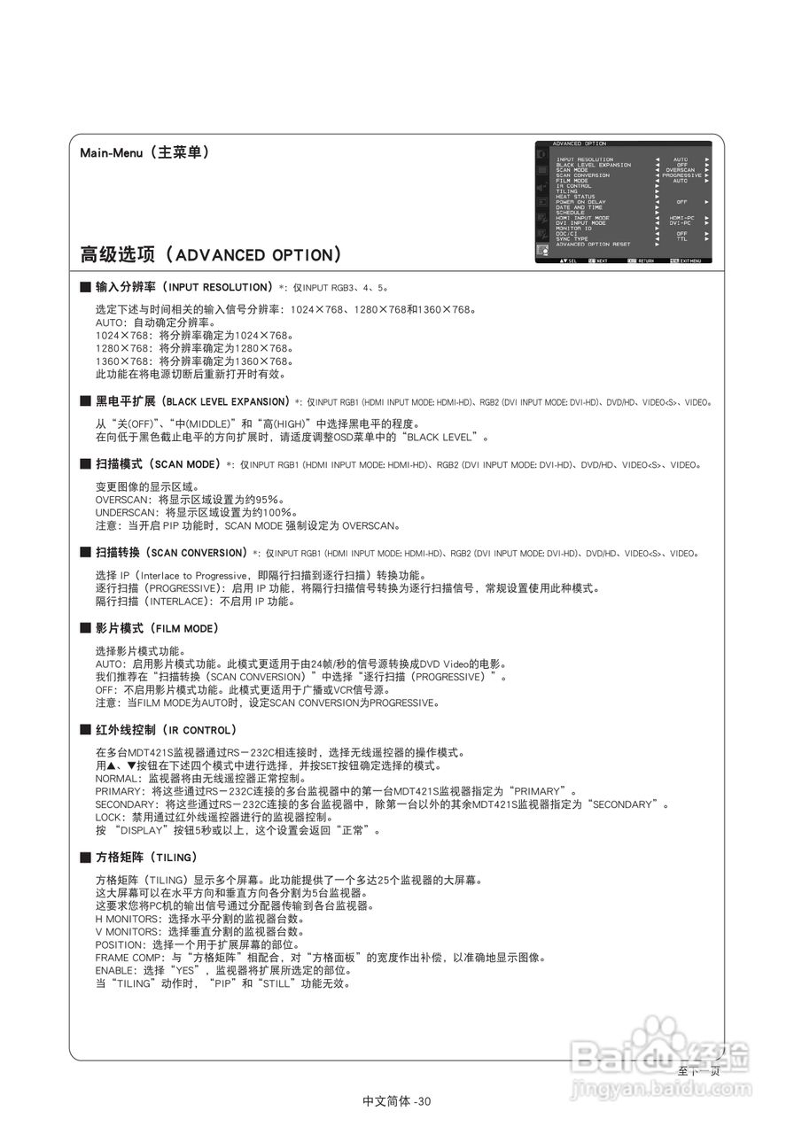 三菱MDT421S液晶显示器说明书:[4]