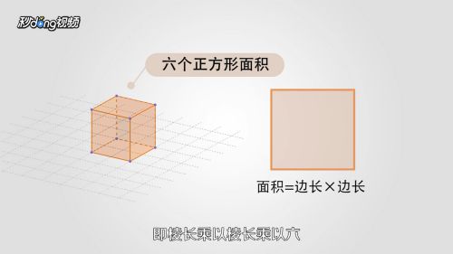 怎么算正方体的面积和表面积 百度经验