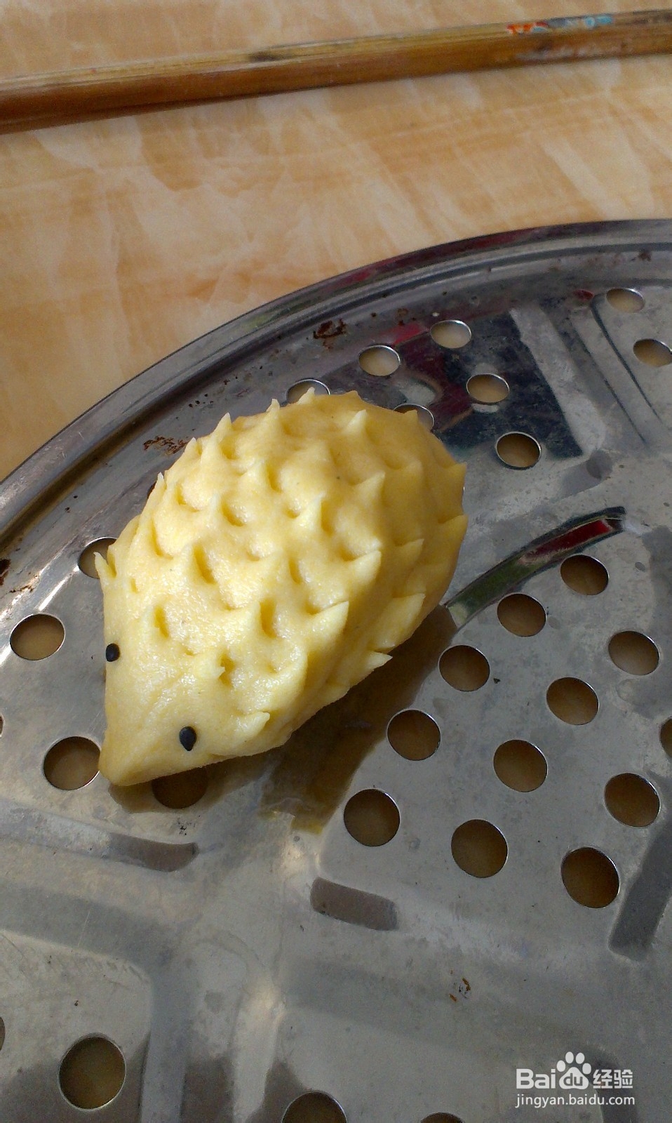 玉米面刺猬馒头的做法