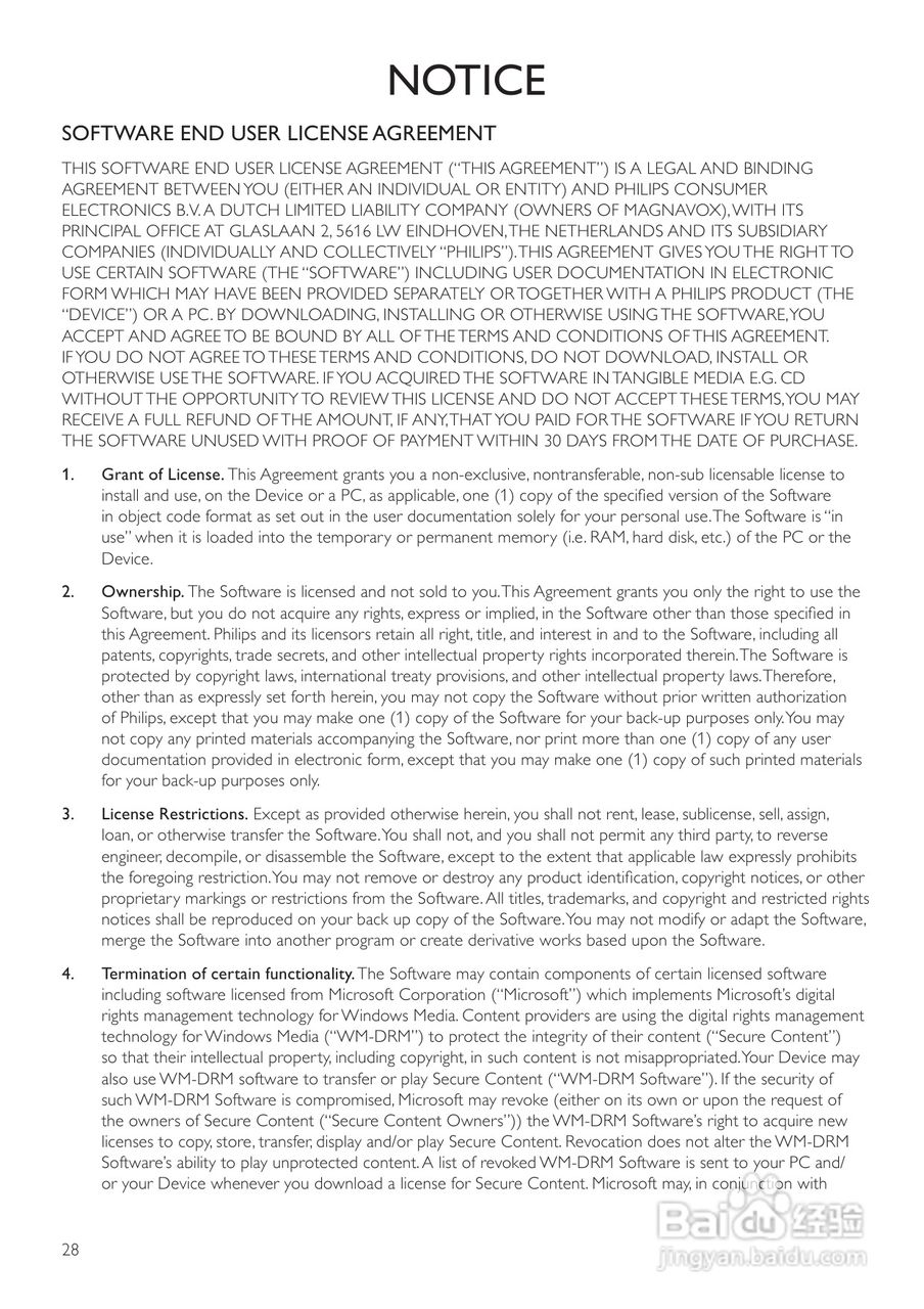 飞利浦BDP3008/98蓝光光盘播放机使用说明书:[2]