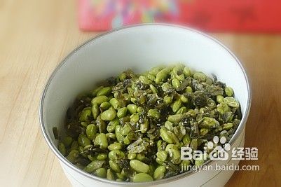 配粥小菜——雪菜毛豆