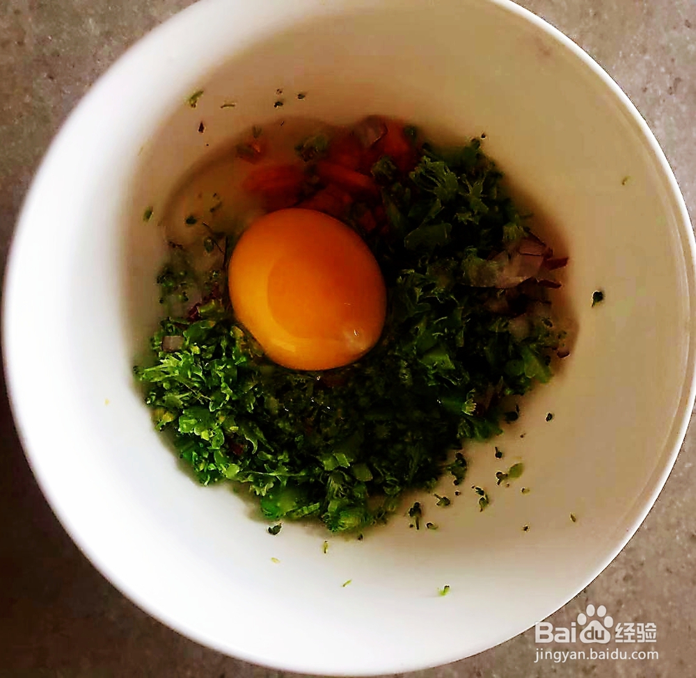 挑战自制力的西兰花杂蔬虾仁鸡蛋煎饼