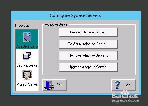 如何配置sybase数据库Create Adaptive Server