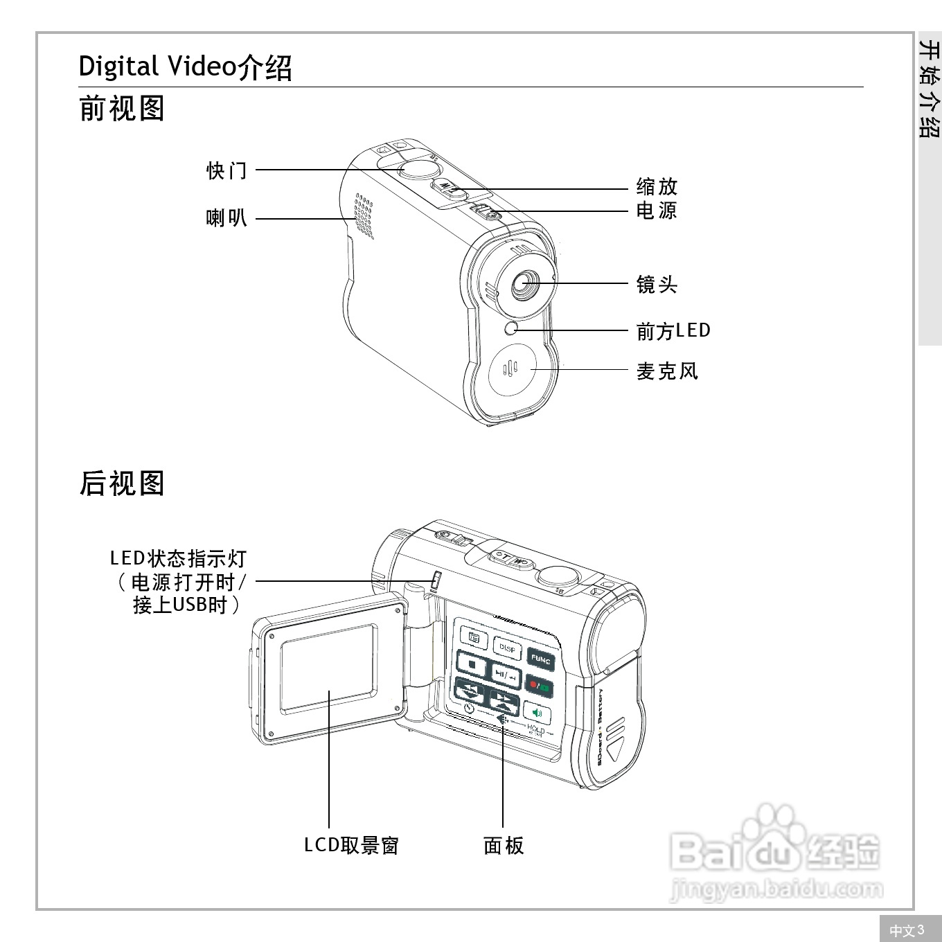 鸿友DV 3500数码摄像机使用说明书:[1]