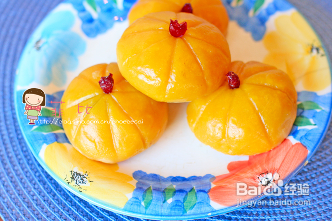 美食DIY奇趣可爱南瓜饼(进阶版)