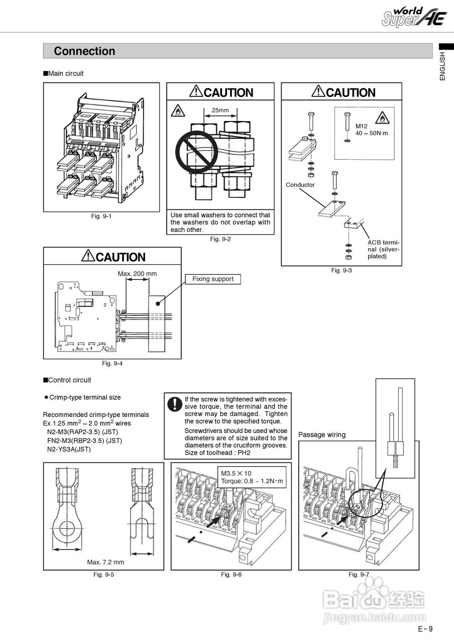 三菱 Type AE-SW低压空气断路器使用说明书:[1]