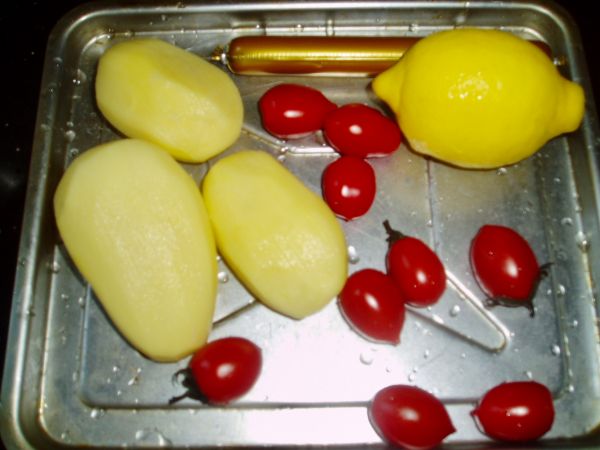 烤黑椒番茄土豆片