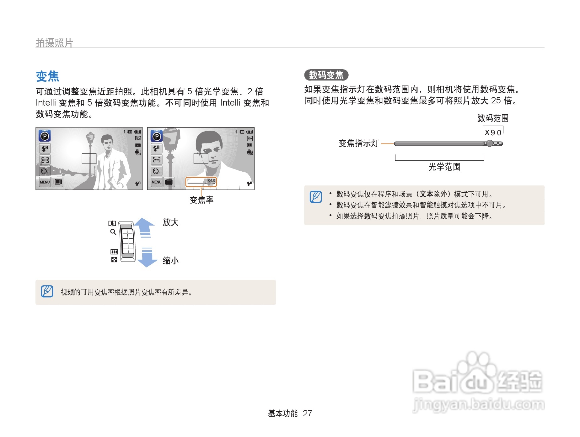 三星ST6500数码相机使用说明书:[3]