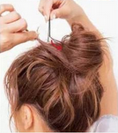 丸子头怎么扎好看