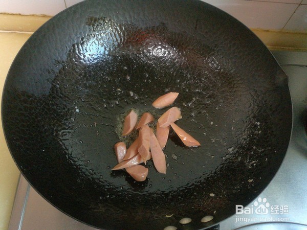 如何制作韭苔鸡蛋炒虾仁