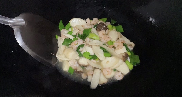 藤香虾仁杏鲍菇