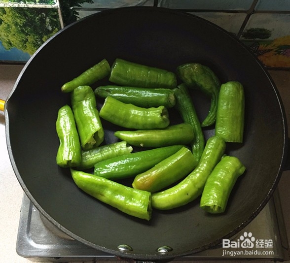 如何做出好吃的肉末虎皮青椒