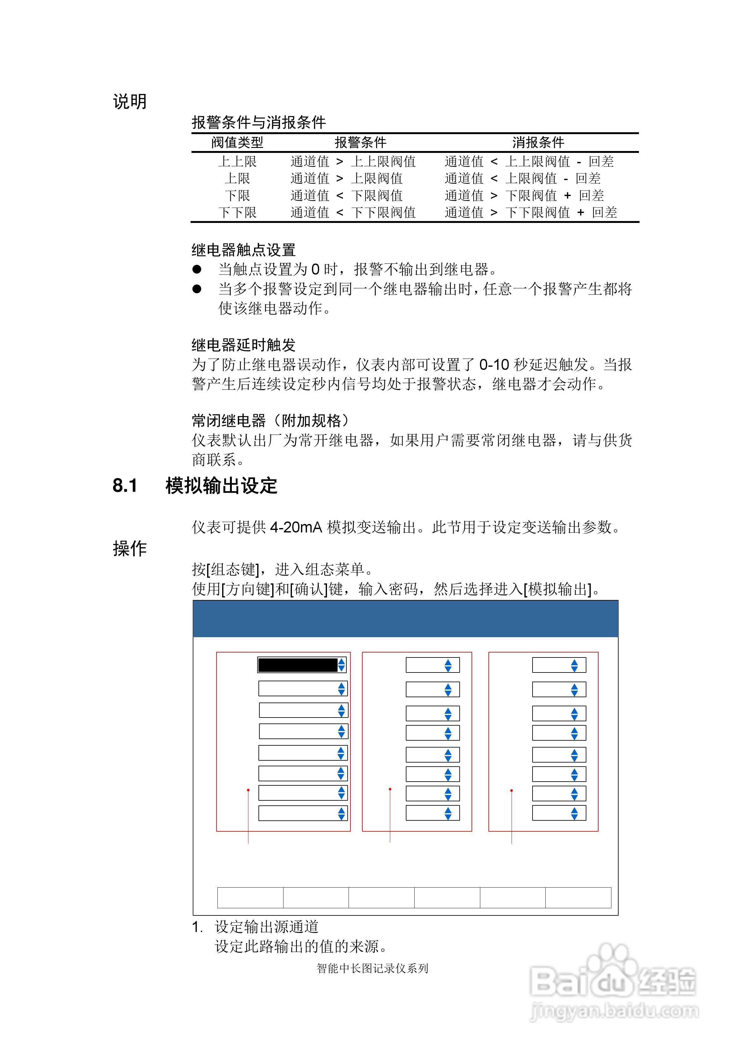 同扬cj8100无纸记录仪说明书:[8]