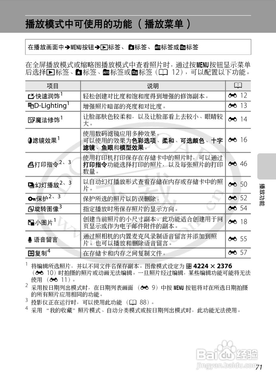 尼康COOLPIX S1200pj数码相机使用说明书:[9]