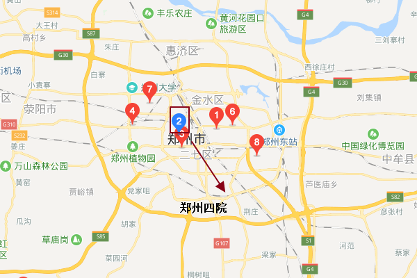 郑州四院在什么位置
