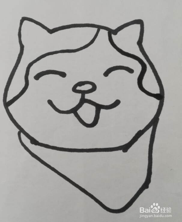 儿童简笔画 小猫的画法 小猫的简笔画