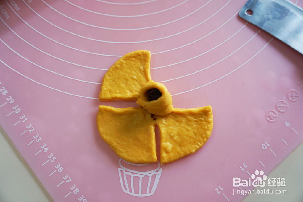 南瓜面包花的做法