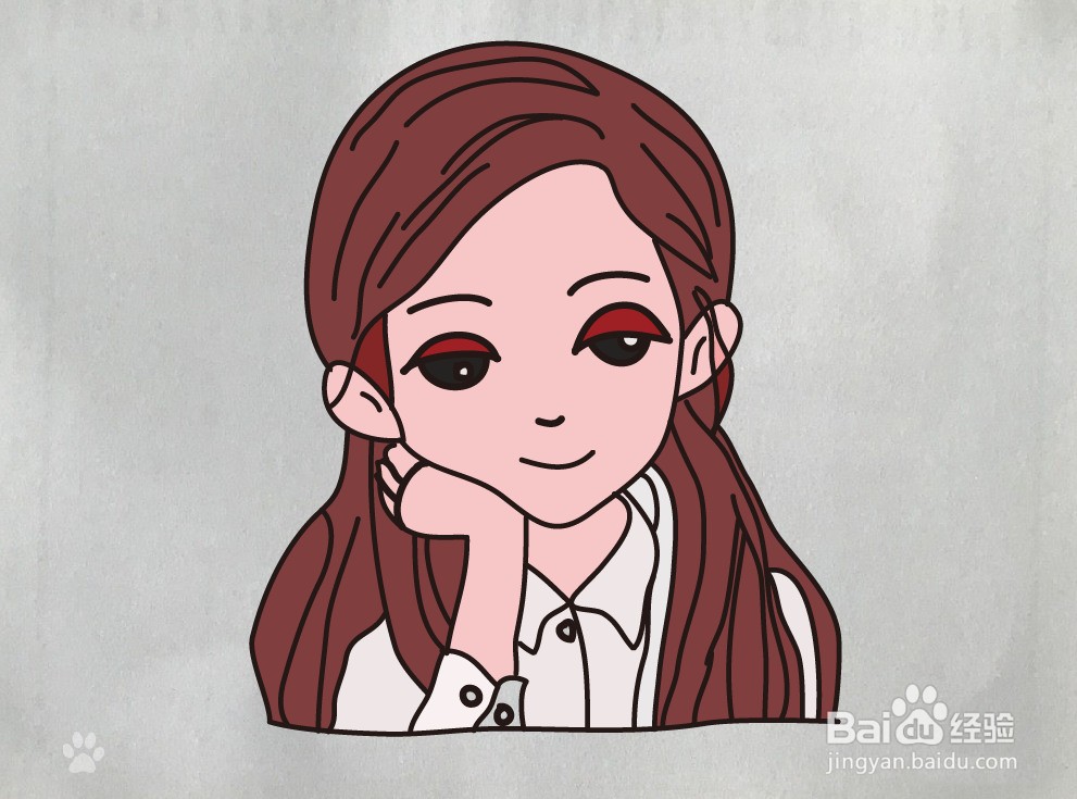 【简笔画】邓恩熙的画法