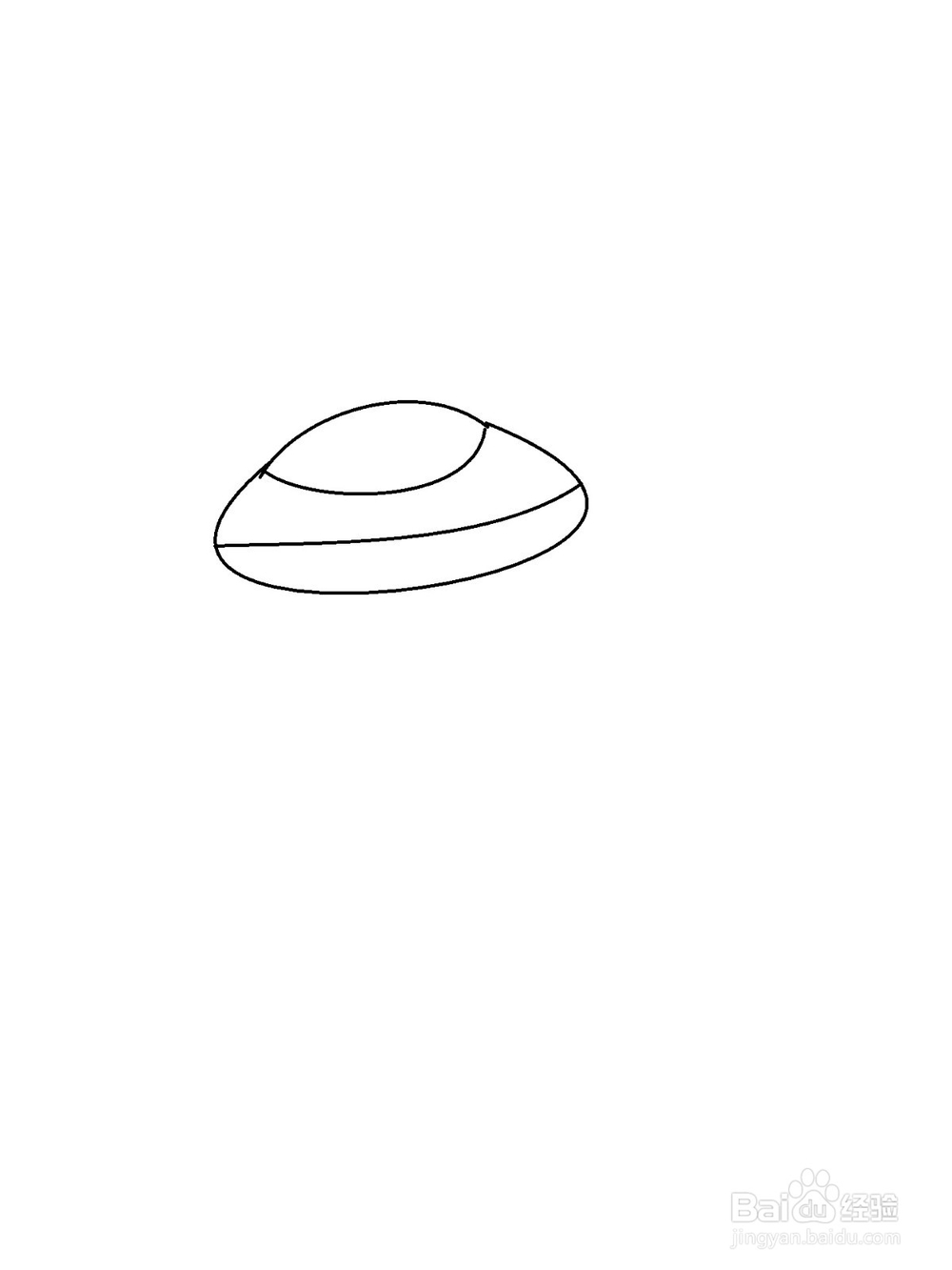 简单飞碟的画法