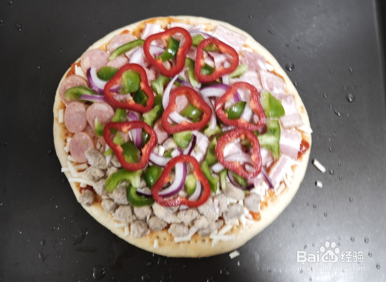 培根火腿披萨的做法