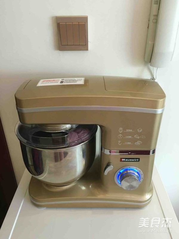 紫薯玫瑰花馒头