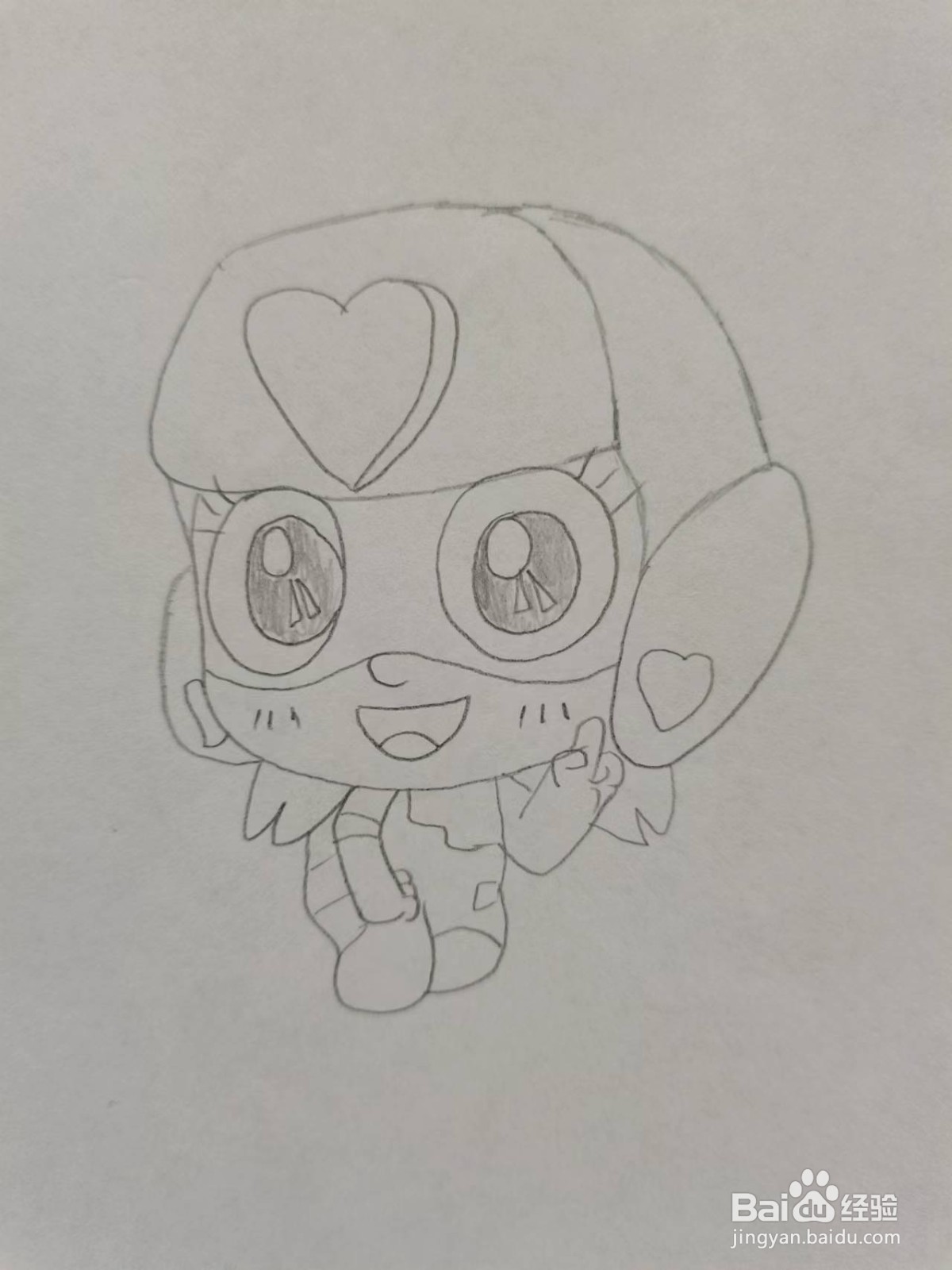 Q版的萌女超人如何画