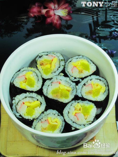 做出有特色的寿司除了用料关键还是手法和刀法