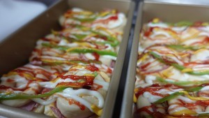 火腿芝士肉松吐司的做法