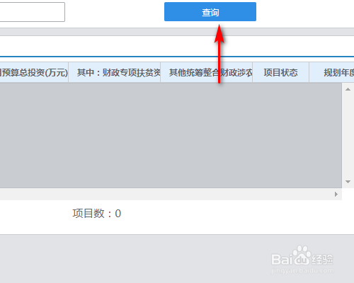 全国扶贫开发信息系统如何查询项目信息