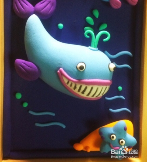 极美陶艺创作鲸画制作方法