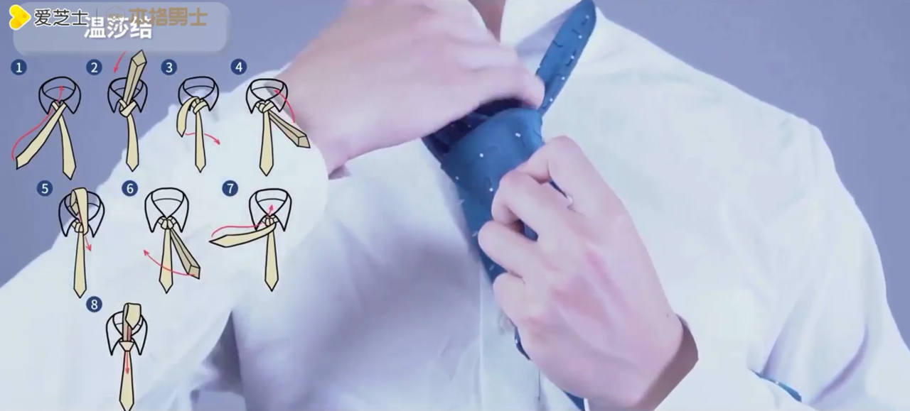 男士如何打领带