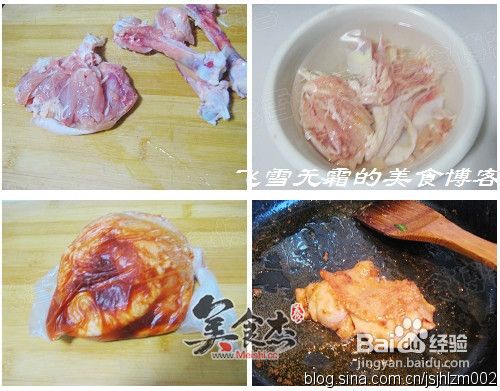 鸡腿汉堡包做法